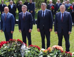Даур Кове почтил память Первого президента Абхазии