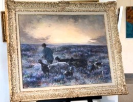 Российская Федерация передала в дар Союзу художников Абхазии картину русского художника из Франции