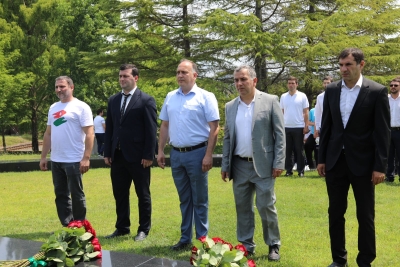 Даур Кове принял участие в мероприятиях , посвящённых празднованию Дня флага Республики Абхазия